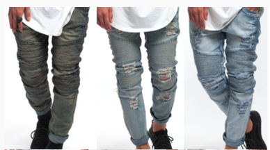 biker jeans